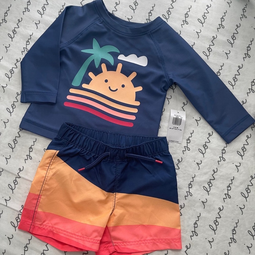 Old Navy Baby Swim Set
